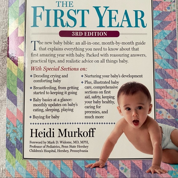 What to Expect First Year parenting book - Picture 2 of 3